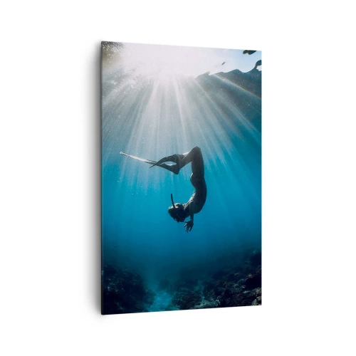 Obraz na plátně - Podvodní tanec - 80x120 cm