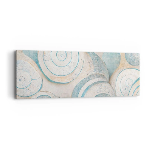 Obraz na plátně - Co skrývá mušle? - 90x30 cm