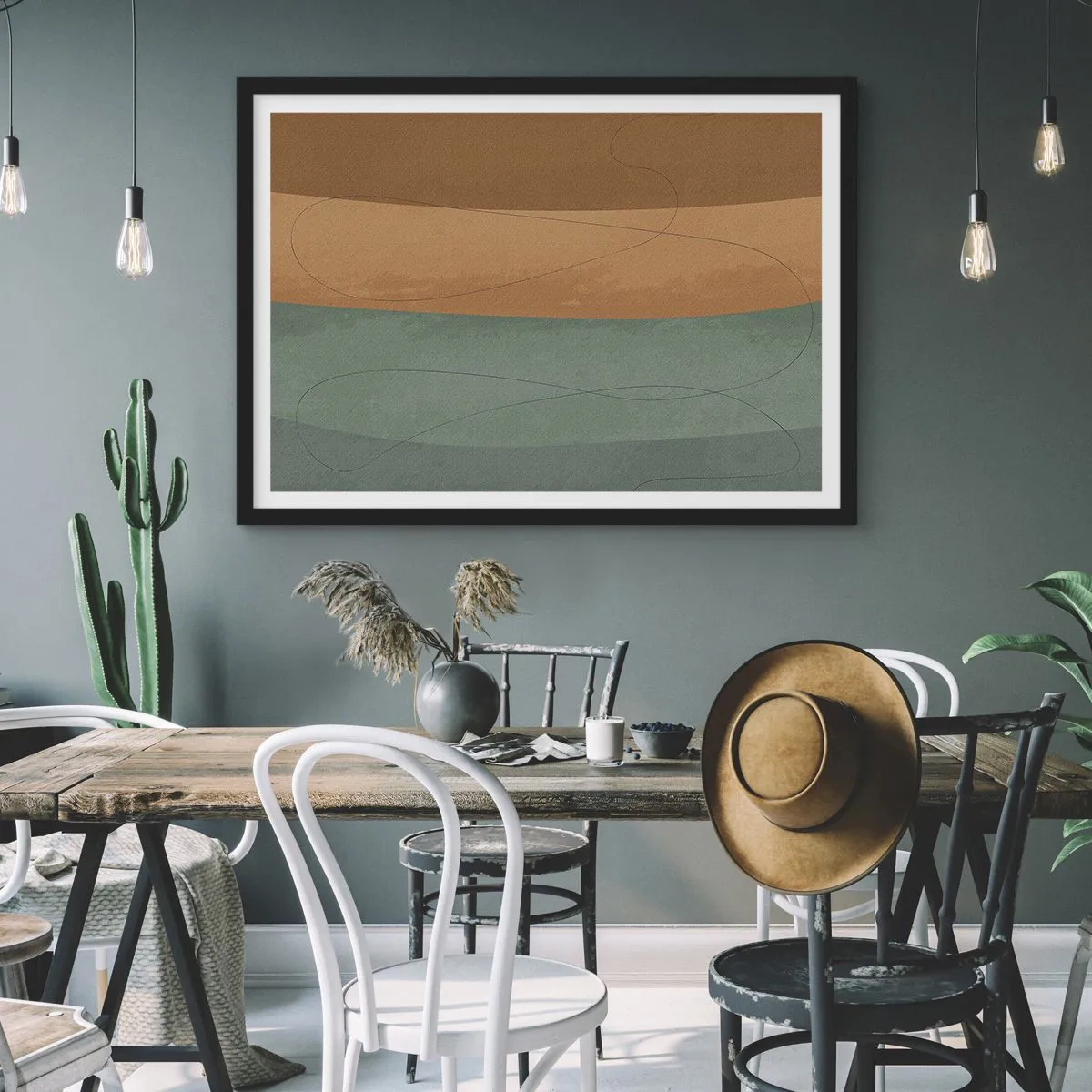 Plakát v černém rámu - Horizontální kompozice - 70x50 cm