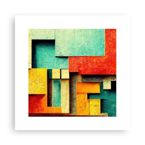 Plakát - Festival pravých úhlů - 30x30 cm