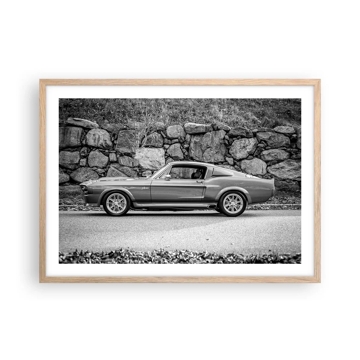 Plakát v rámu světlý dub - Legenda 60. let - 70x50 cm