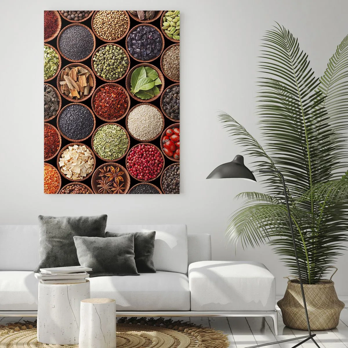 Obraz na skle - Všechny chutě světa - 50x70 cm