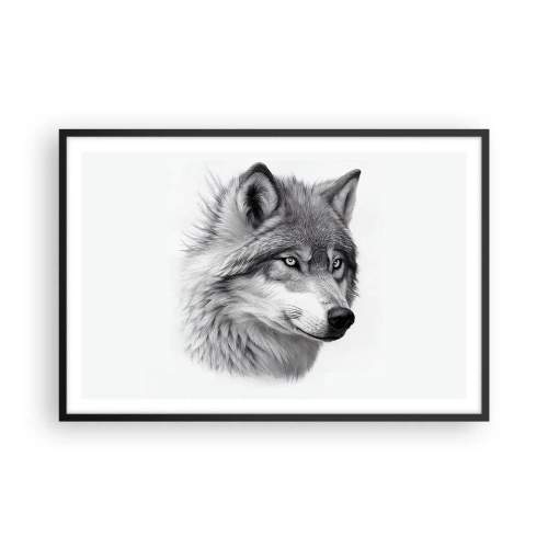 Plakát v černém rámu - Alfa – bezpochybně - 91x61 cm