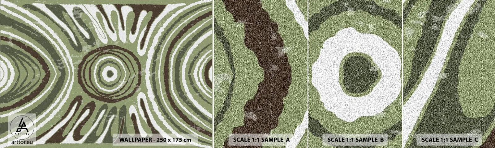 Vzor Fototapety Samolepicí Deluxe Sticker - Exploze emocí - Letitý, Boho, Kus - 100x30 cm