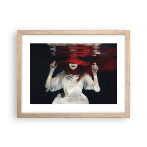 Plakát v rámu světlý dub - Divoženka - 40x30 cm