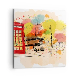 Obraz na plátně - Město různorodostí - 60x60 cm