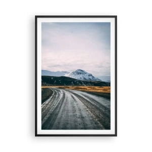 Plakát v černém rámu - V islandském stylu - 61x91 cm
