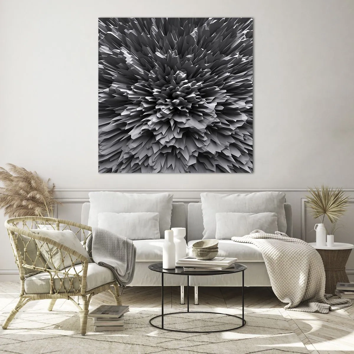 Obraz na skle - Ostřejší to už nebude - 60x60 cm