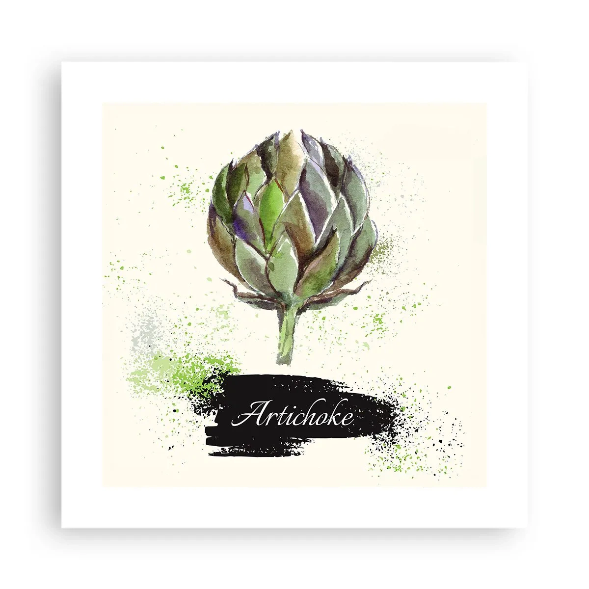 Plakát - Ať žije zelenina! - 40x40 cm