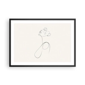 Plakát v černém rámu - Zamotaná ve snech - 70x50 cm