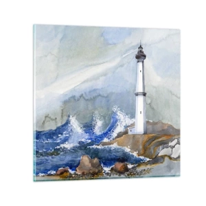 Obraz na skle - Proti tmě a hromobití - 60x60 cm