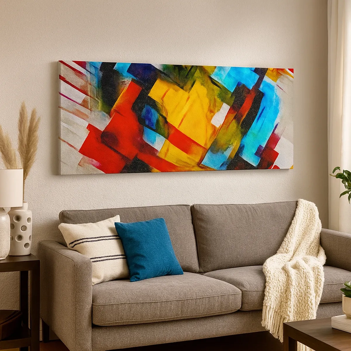 Obraz na plátně - Vícebarevné vrstvy - 30x30 cm