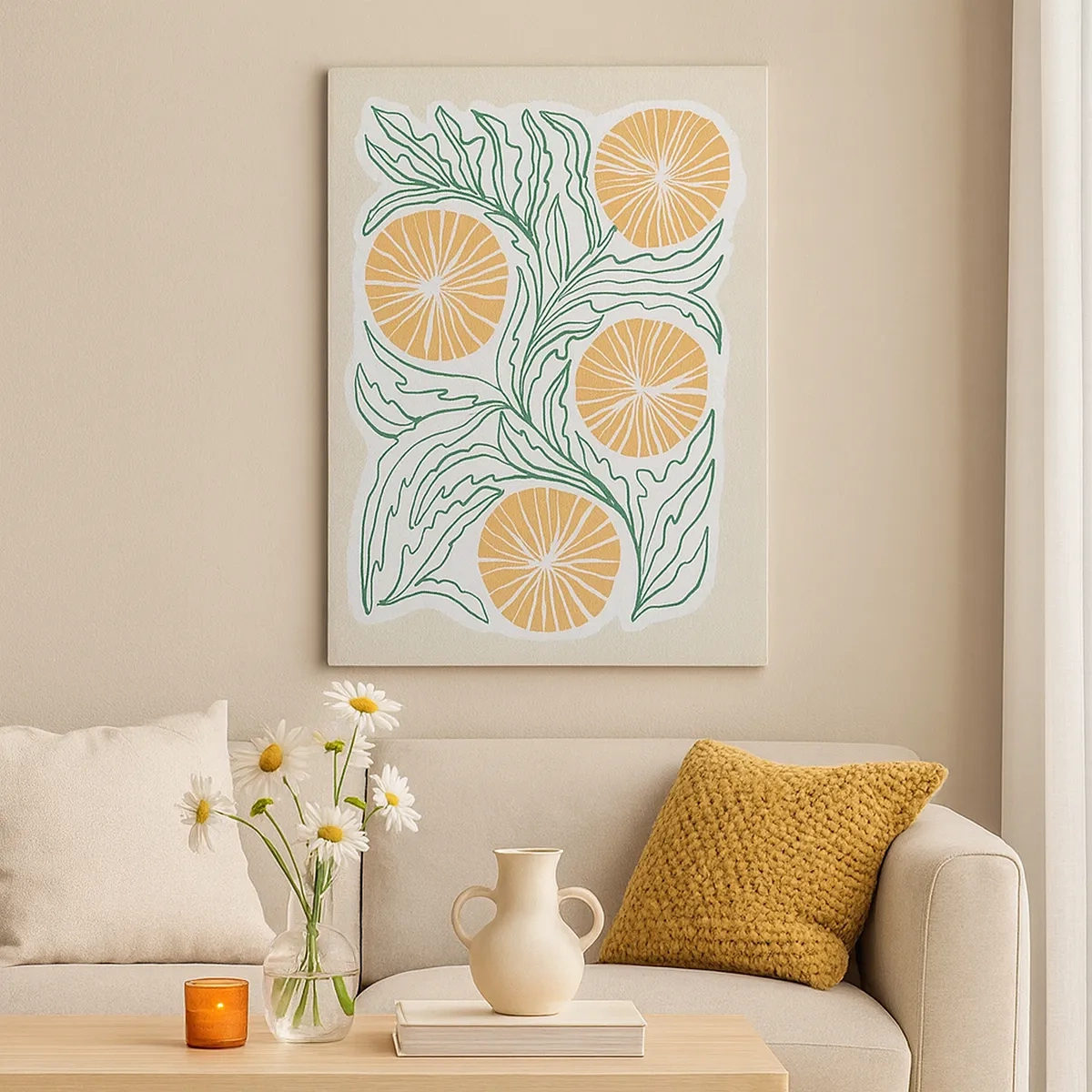 Obraz na plátně - Etnický s abstraktním nádechem - 50x70 cm