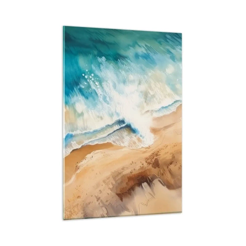 Obraz na skle - Vlna, která se vrací - 80x120 cm