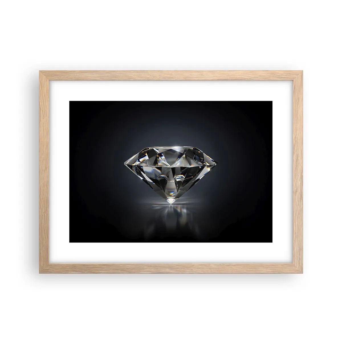 Plakát v rámu světlý dub - Best girls friend - 40x30 cm