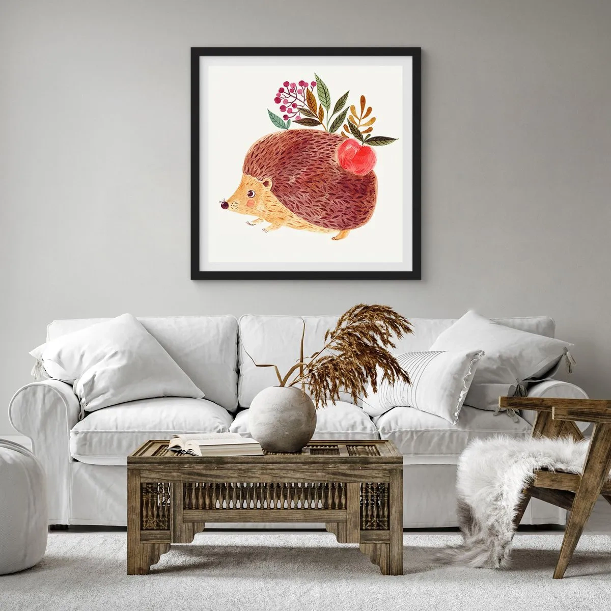 Plakát v černém rámu - A už mě máš rád - 30x30 cm