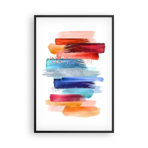 Plakát v černém rámu - Nahoru a dolů - 61x91 cm
