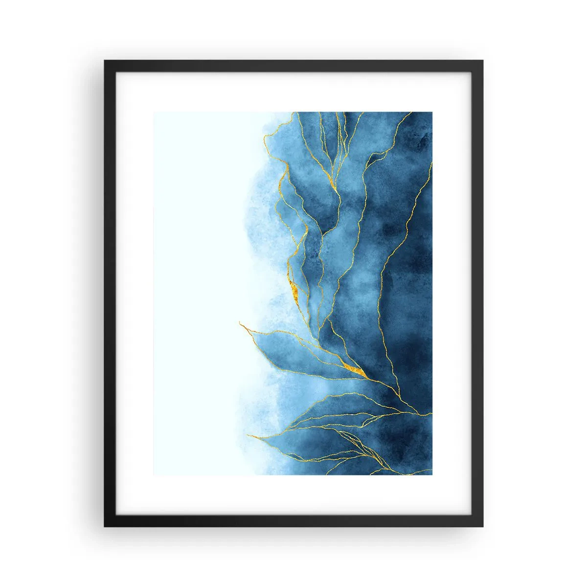 Plakát v černém rámu - Blankyt ve zlatě - 40x50 cm