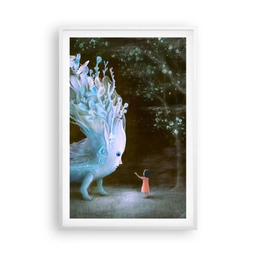 Plakát v bílém rámu - Fantastické setkání - 61x91 cm