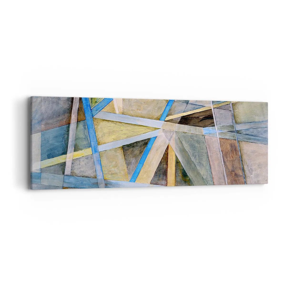 Obraz na plátně - Přímo nebo diagonálně? - 90x30 cm