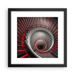 Plakát v černém rámu - Architektonické hry - 30x30 cm