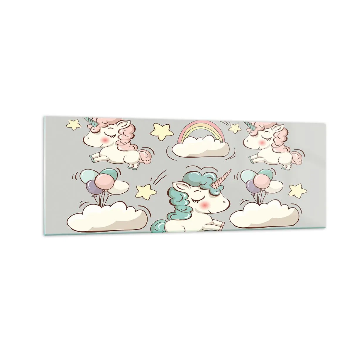 Obraz na skle - Určitě existují… - 140x50 cm