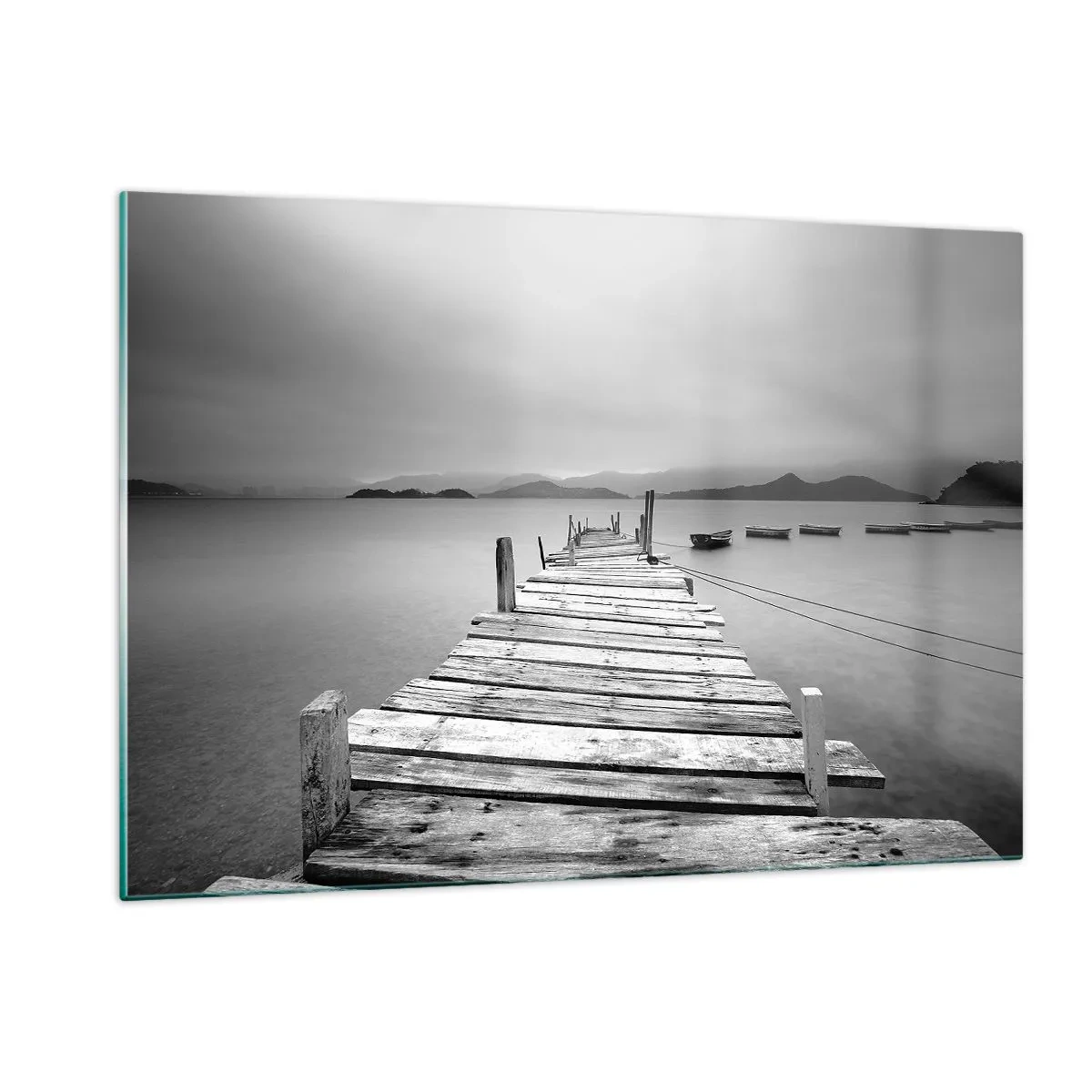 Obraz na skle - Za horami, za moři - 120x80 cm