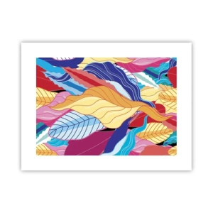 Plakát - Barevný nepořádek - 40x30 cm