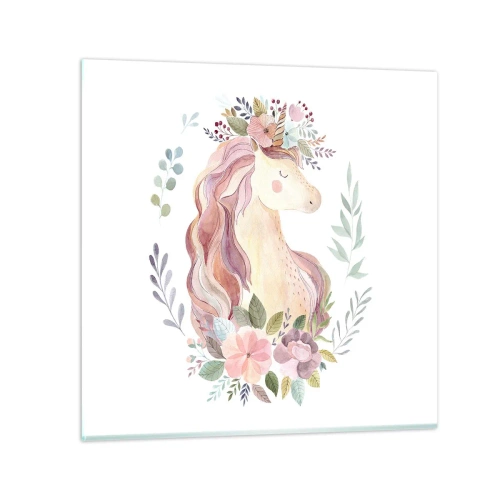 Obraz na skle - Pozvánka do říše pohádek - 30x30 cm