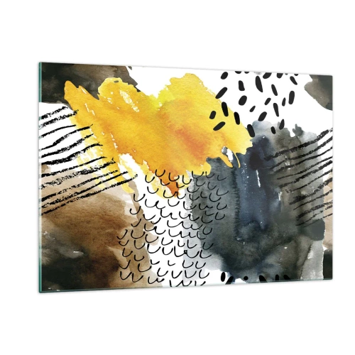 Obraz na skle - Setkání živlů - 120x80 cm