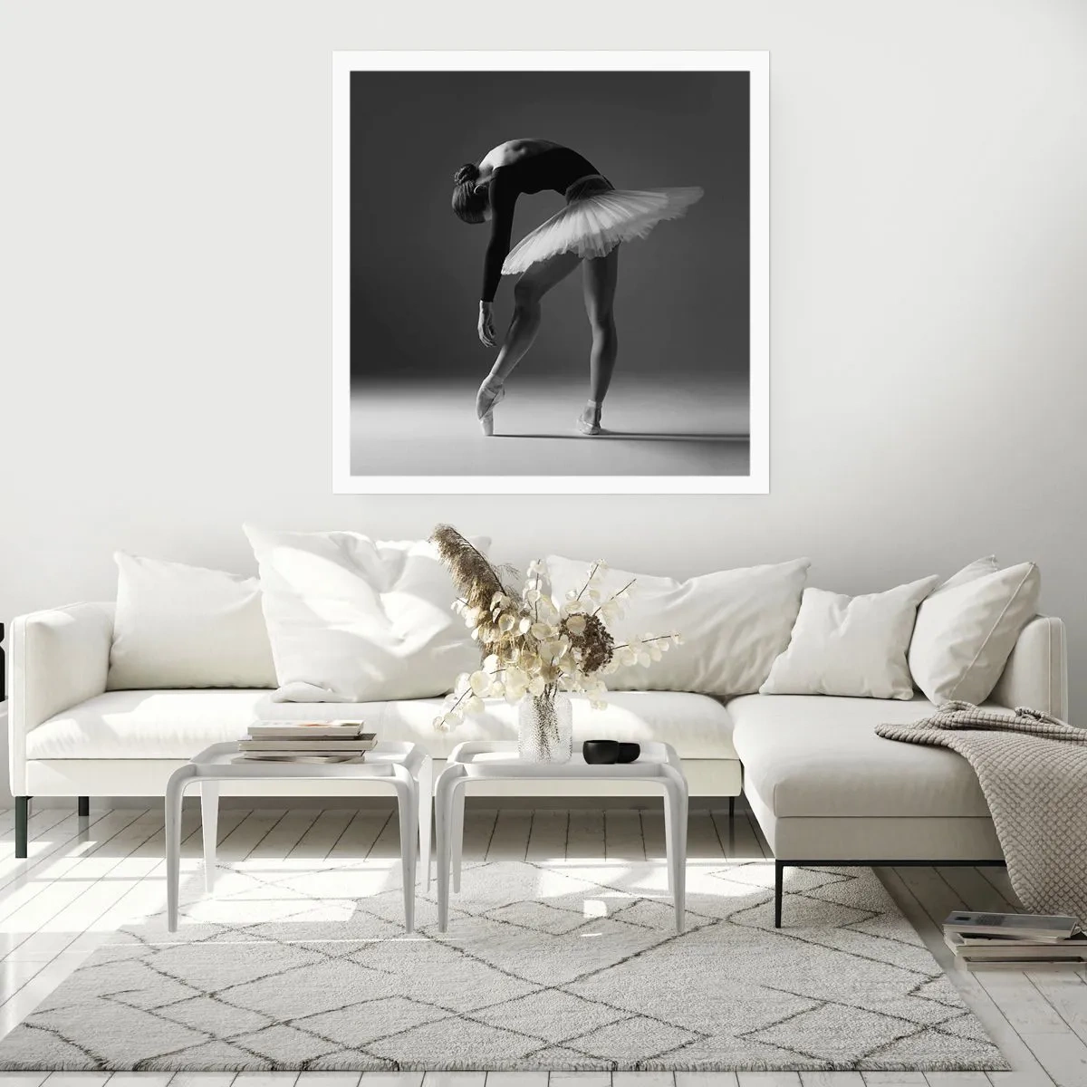 Plakát - Bella ballerina - 40x40 cm