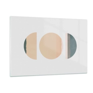 Obraz na skle - Kruh za kruhem - 120x80 cm