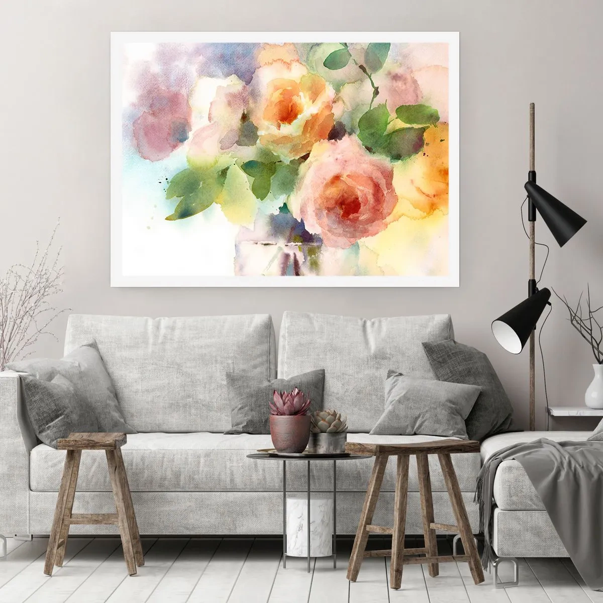 Plakát - Jemné jako akvarel - 100x70 cm