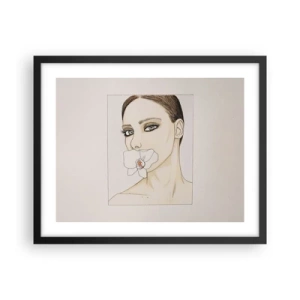 Plakát v černém rámu - Symbol elegance a krásy - 50x40 cm