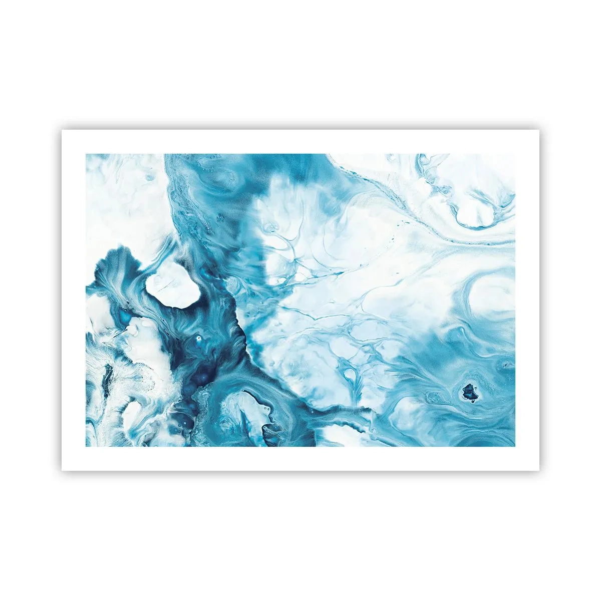 Plakát - Modrý koncert - 70x50 cm