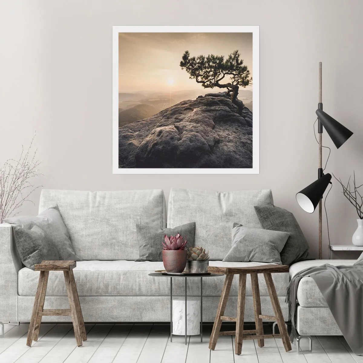 Plakát - Život vždy vítězí - 60x60 cm