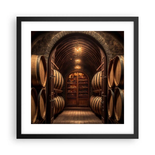 Plakát v černém rámu - Nádherný sklep - 40x40 cm