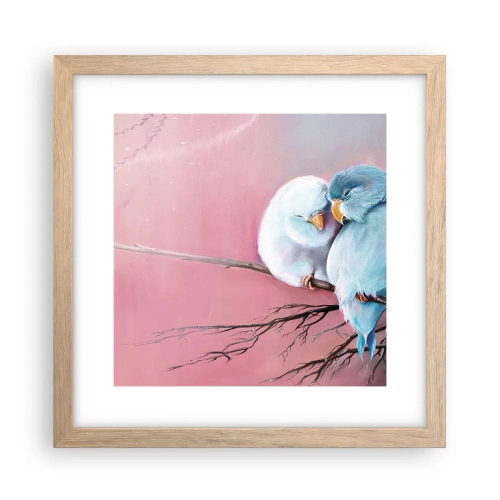 Plakát v rámu světlý dub - Co k tomu dodat?… - 30x30 cm