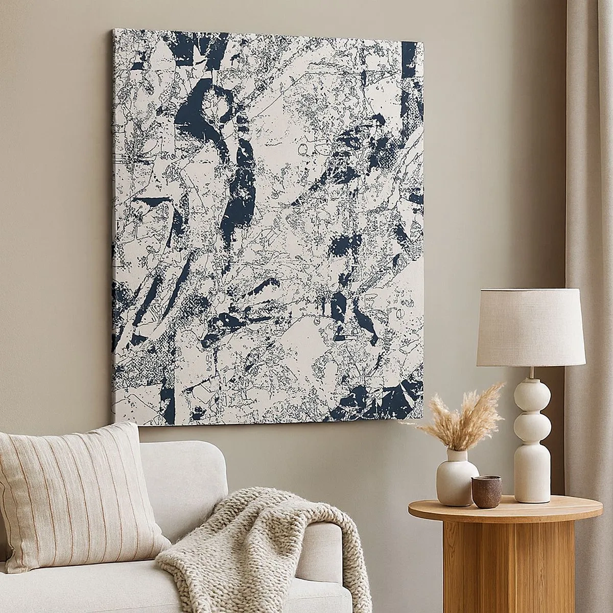 Obraz na plátně - Prolínání protikladů - 30x30 cm