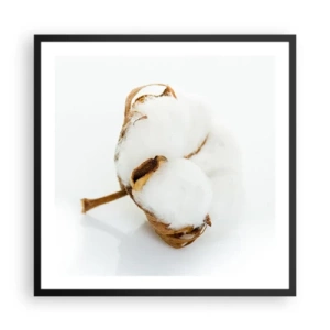 Plakát v černém rámu - Měkká od přírody - 60x60 cm