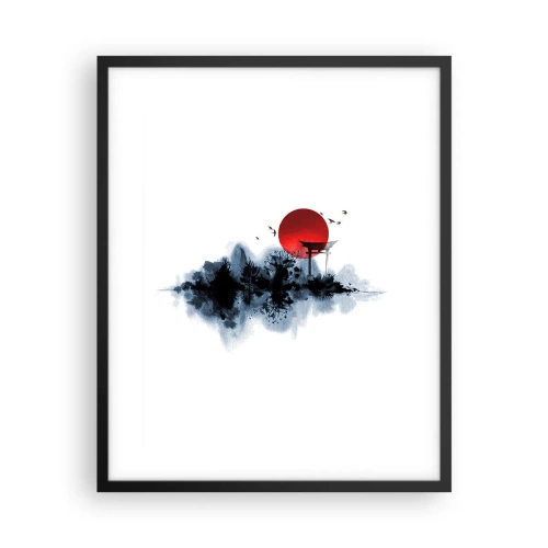 Plakát v černém rámu - Japonský pohled - 40x50 cm