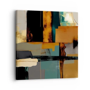 Obraz na plátně - Abstrakce – světlo a stín - 30x30 cm