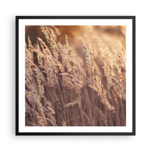 Plakát v černém rámu - Připraveni přivítat podzim - 60x60 cm