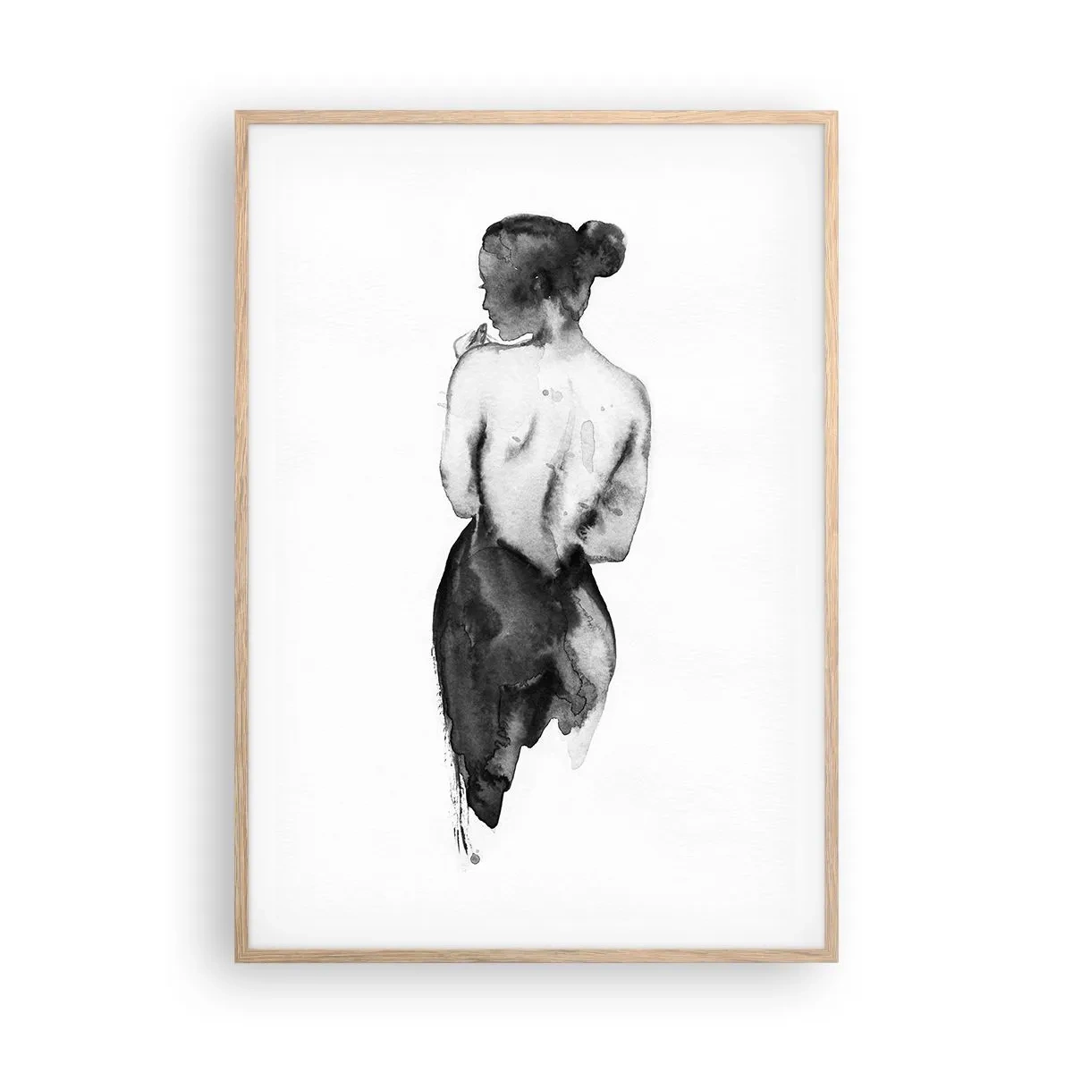 Plakát v rámu světlý dub - Mizející svět - 70x100 cm