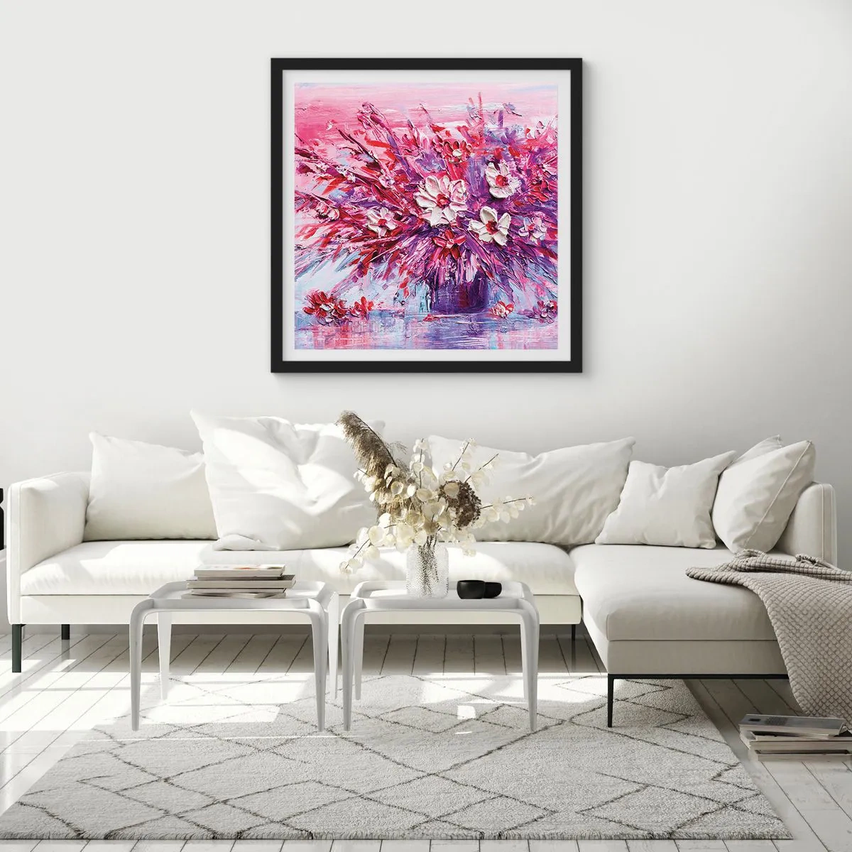 Plakát v černém rámu - Nevinnost a vášeň  - 50x50 cm