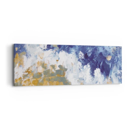 Obraz na plátně - Tanec živlů - 90x30 cm