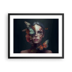Plakát v černém rámu - Nádherná metamorfóza - 50x40 cm