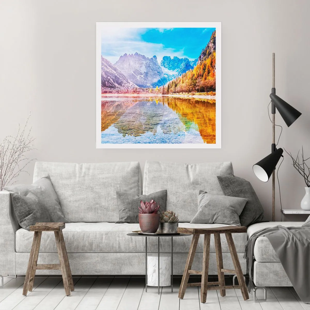 Plakát - A v horách už je podzim - 50x50 cm