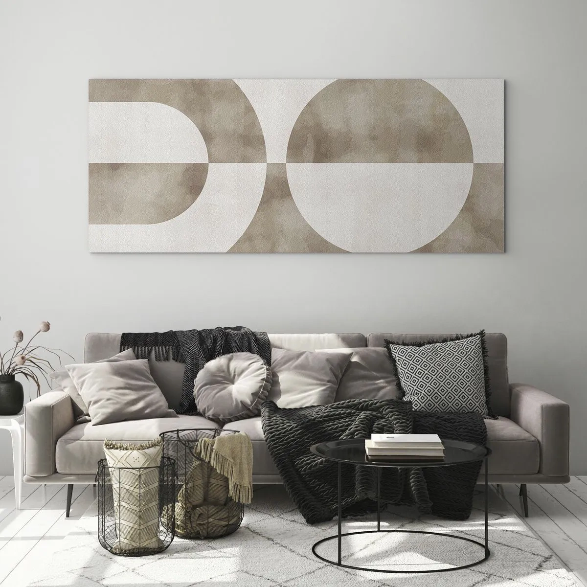 Obraz na skle - Podobnosti a rozdíly - 100x40 cm
