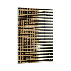 Obraz na skle - Architektonická abstrakce - 50x70 cm